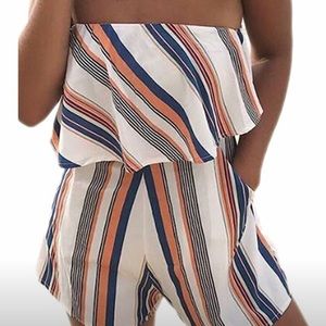 Women’s Striped Romper